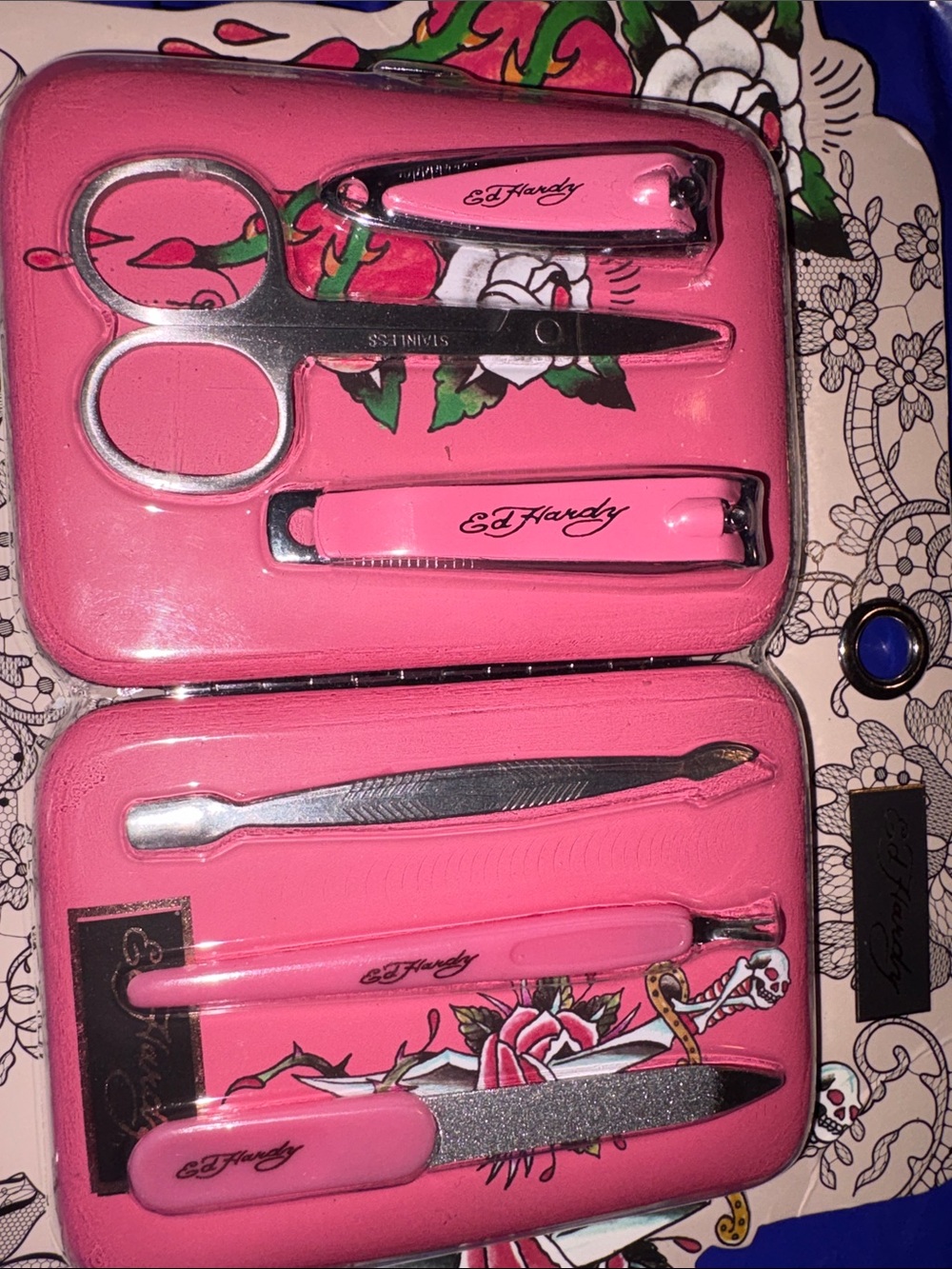 NWT ED HARDY Nail care kit
